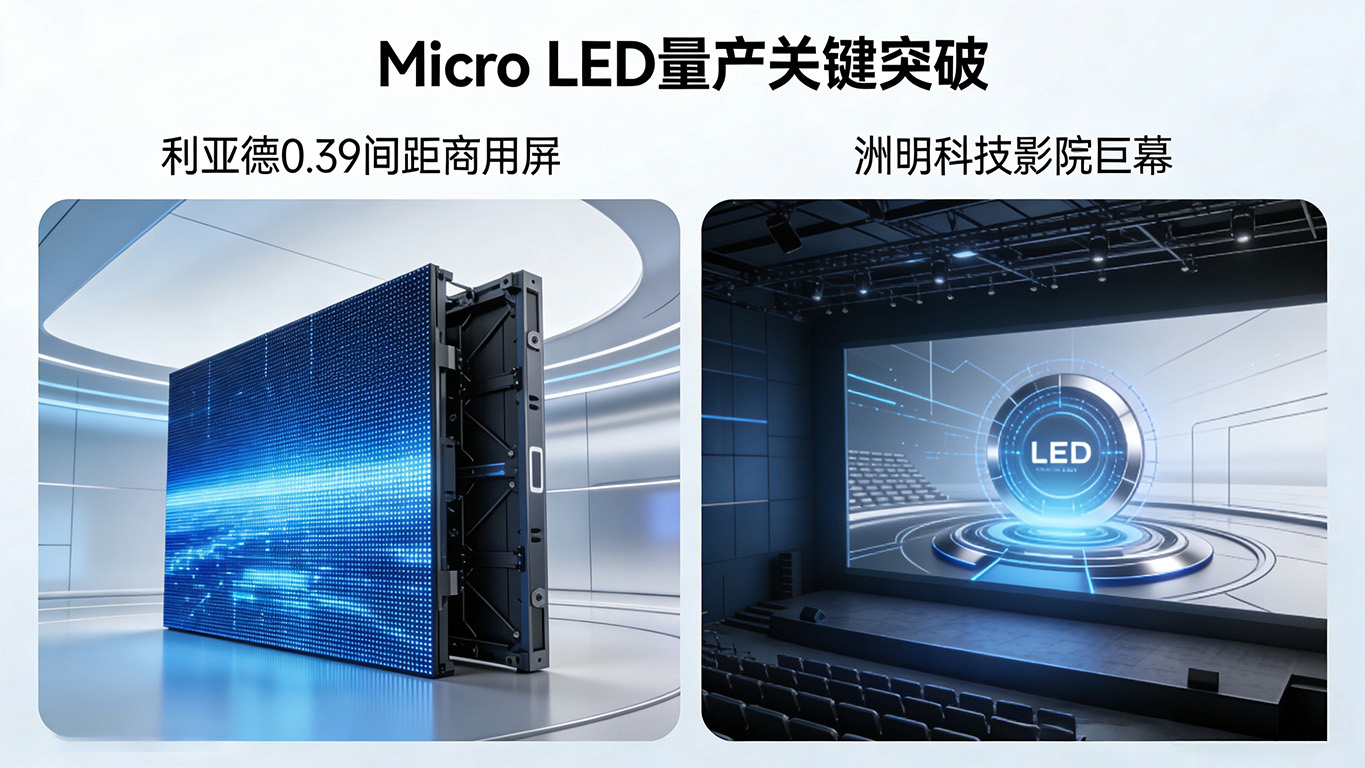【技术革新】Micro LED量产取得关键突破